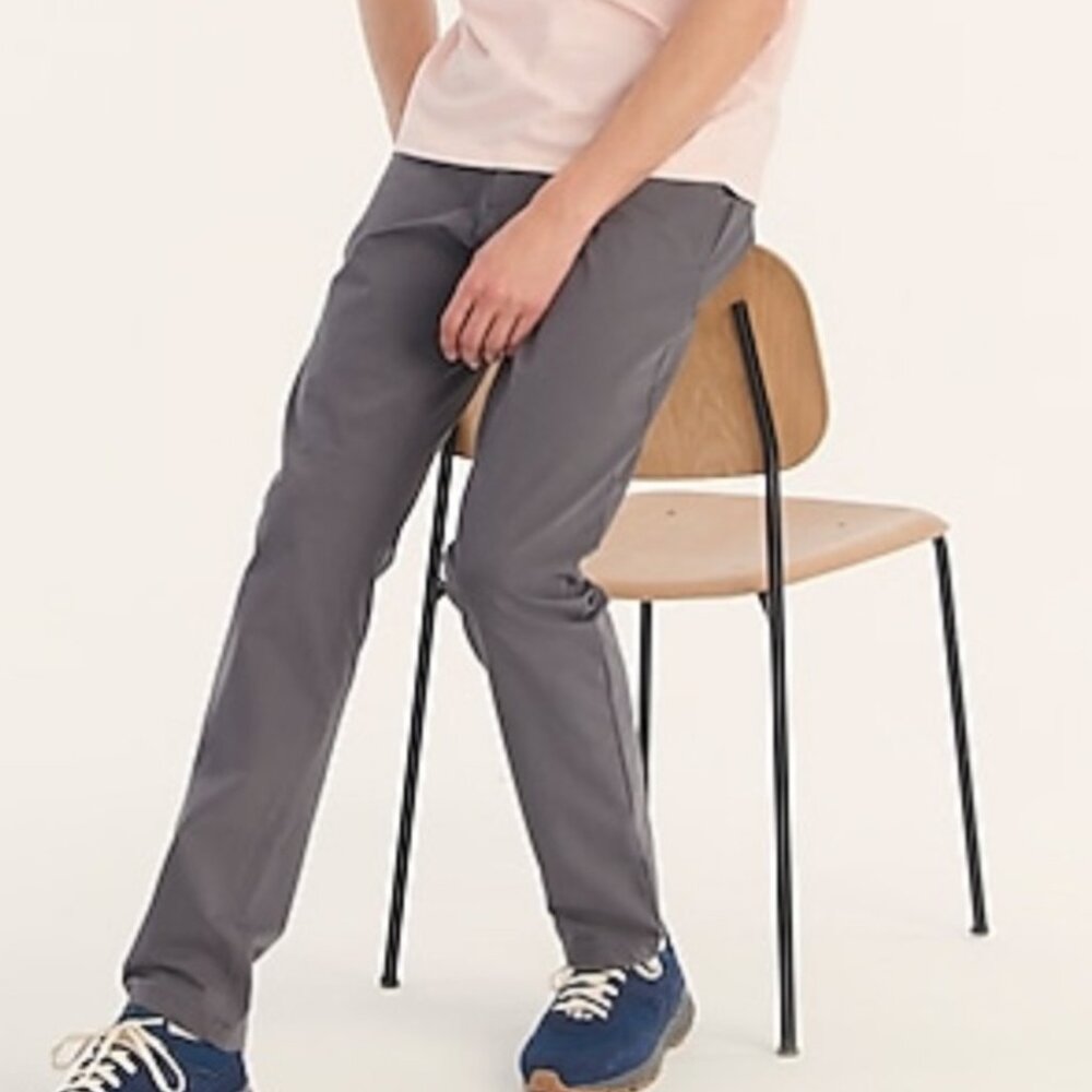 EUC Men's J. CREW 484 Slim-Fit Tech Pant Stretch Gray | Size W36 X L32